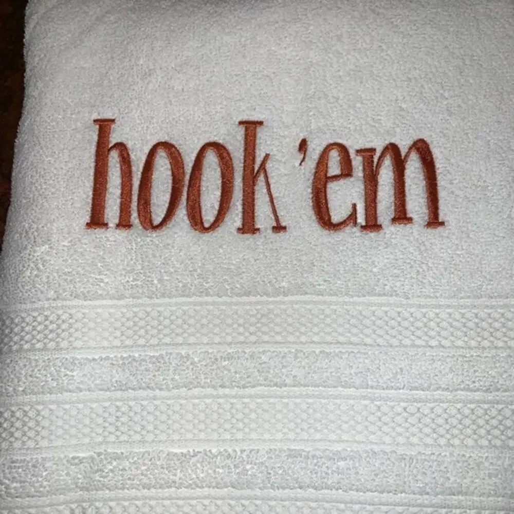 NWT White Charisma Embroidered University of Texas 